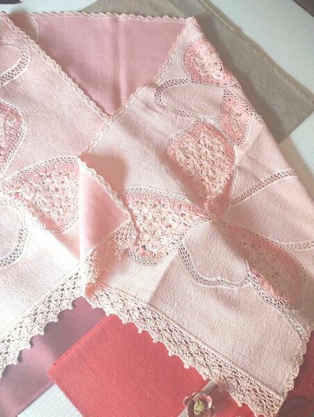 桜色の着物ショール
