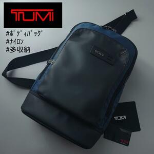 1円 TUMI トゥミ 29410BTO BAYSHORE スリング ボディバッグ ネイビー×ブラック 紺×黒 ワンショルダー バリスティックナイロン メンズ