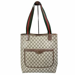 グッチ　GUCCI シェリーライン　オールドグッチ　トートバッグ　ハンドバッグ