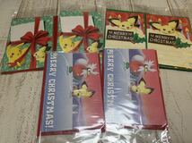 未使用　ポケモンクリスマスカード　とびだすクリスマスカード　3種6枚セット_画像1