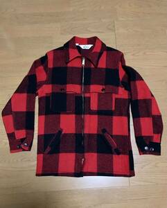 WOOLRICH バッファローチェック ウールジャケット ヴィンテージ TALONジップ