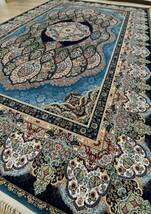 百貨店展示品 大判　最高峰約144万ノット　シルク30％ウール70%　イラン産手織り 高級ペルシャ絨毯 201×305cm　#15_画像2