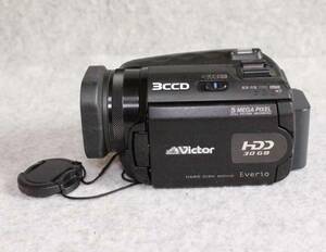 [ta110]デジタル　ビデオカメラ　VICTOR GZ-MG505-B ビクター HARD DISK MOVIE BATTERY PACK BN-VF707 digital video camera Everio