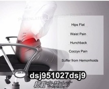 Puren 低反発 ウエストサポート クッション 姿勢矯正 骨盤サポート 骨盤矯正 座椅子 穴あき 痔対策 カラー3種類_画像8