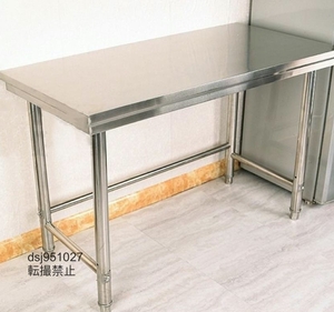  limited amount work table desk 120cm adjuster full stainless steel working bench 