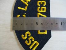 【送料無料】アメリカ海軍USS W.C. Lawe DD-763パッチ刺繍ワッペン/AIRCRAFT CARRIER CAP patchネイビーNAVY米海軍USN米軍HAT INSIGNIA M3_画像9