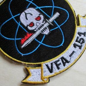 【送料無料】アメリカ海軍VFA-151パッチVigilantesワッペン/CVW-9フラッシャーズ厚木スーパー ホーネットpatch NAVY米海軍USN F/A-18E M20の画像3