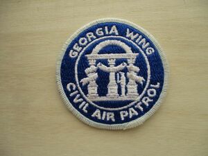 【送料無料】アメリカ空軍CAP支援部隊Civil Air Patrol GEORGIA WINGパッチ ワッペン/patchエアフォースAIR FORCE米空軍USAF Auxillery M8