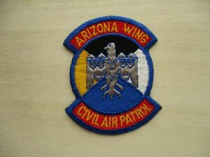 【送料無料】アメリカ空軍CAP支援部隊Civil Air Patrol ARIZONA WINGパッチ ワッペン/patch AIR FORCE米空軍USAF米軍サンダーバード M8