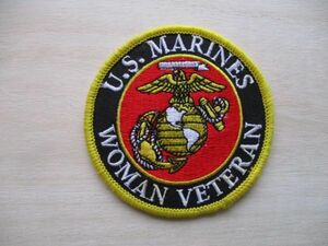【送料無料】アメリカ海兵隊UNITED STATES MARINE CORPS WOMAN VETERANパッチ退役軍人ワッペン/patchマリーンMARINE米海兵隊USMC米軍US M44