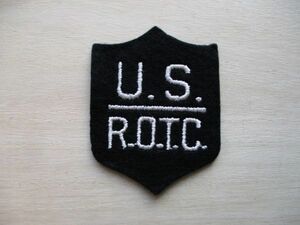 【送料無料】アメリカ軍U.S R.O.T.C 予備役将校訓練課程パッチ/ROTC米軍ワッペン80s空軍Reserve Officers' Training Corps将校PATCH M45