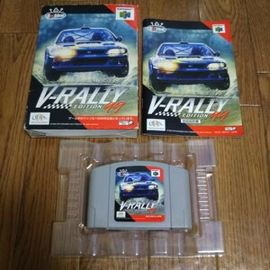 N64「V-RALLY EDITION99（Vラリー ブイラリー）」箱説明書付き