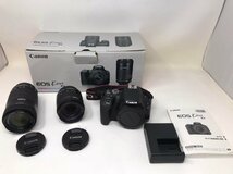 ◆Canon EOS Kiss X9,EFS 55-250mm,EFS 18-55mm,ダブルレンズキット デジタル一眼レフカメラ 付属品付き 中古◆9567★_画像1