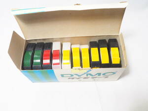 o614, large mo tape genuine products 9mm red 2 piece, blue 2 piece yellow 6 piece together 10 piece in box new goods 