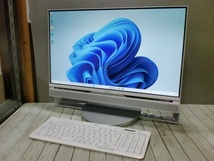 【NEC LAVIE Desk All-in-one DA770/C】Core i7 Windows11 難有 キーボード/ACアダプタ付_画像1