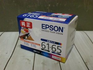 【エプソン純正品】EPSON 61・65 IC4CL6165 4色パック ブラック/カラー インクカートリッジ 期限2024.07 未開封品