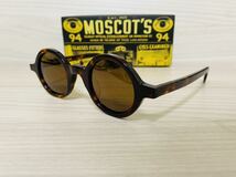 MOSCOT モスコット★サングラス★ZOLMAN★伊達眼鏡 鼈甲柄 ボストン ラウンド 未使用 美品_画像2