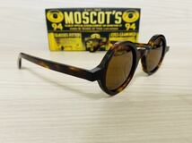 MOSCOT モスコット★サングラス★ZOLMAN★伊達眼鏡 鼈甲柄 ボストン ラウンド 未使用 美品_画像3