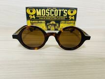 MOSCOT モスコット★サングラス★ZOLMAN★伊達眼鏡 鼈甲柄 ボストン ラウンド 未使用 美品_画像1