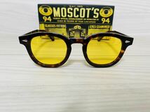 MOSCOT モスコット★レムトッシュ★サングラス★LEMTOSH★伊達眼鏡 鼈甲柄 人気カラー ボストン ウェリントン 未使用 美品_画像1