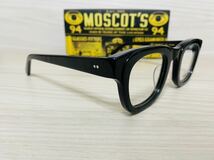 MOSCOT★モスコット★メガネフレーム★FRITZ★ 伊達眼鏡 スクエア 黒縁 未使用 美品_画像3