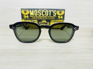 MOSCOT★モスコット サングラス★MOMZA★伊達眼鏡 スクエア ウェリントン★未使用 美品★