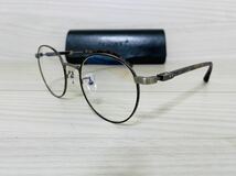 OLIVER PEOPLES オリバーピープルズ 眼鏡フレーム OV5988 5007 Chessman★ラウンド ボストン シルバー 鼈甲柄 未使用 美品_画像2