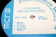 J.R. Monterose モンテローズ ブルーノート BLP-1536 LP レコード 中古 並品 傷少な目 【 Wilbur War Horace Silver サックス JAZZ_画像7