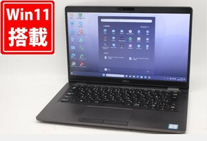 1350時間 中古良品 13.3型 DELL Latituda 5300 Windows11 八世代 i5-8365U 8GB NVMe 256GB-SSD カメラ 無線 Office付 中古パソコン