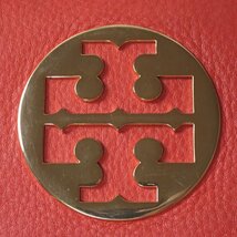 ★TORY BURCH/トリーバーチ ラウンドファスナー長財布/オレンジ系/ゴールド金具/レザー/ロングウォレット/小銭入れあり&1835300039_画像5