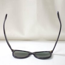 ★B&L RAYBAN/ボシュロムレイバン WAYFARER/ウェイファーラー サングラス/ブラック/グリーン系/セルフレーム/フルリム&1320400009_画像4