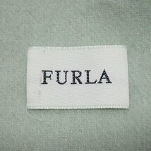 ★FURLA/フルラ ストール 全長約162cm/ブルー×ベージュ×グリーン/グラデーション/フリンジ&1928800002_画像4