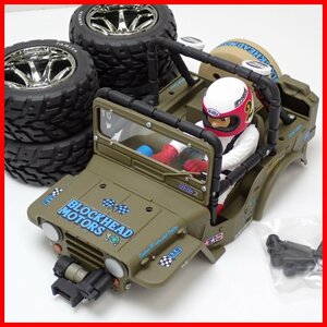 ★一部未使用 TAMIYA/タミヤ 1/10 電動RCオフロードカー ワイルドウイリー2 ボディ・タイヤセット/58242/ラジコン&1930400006