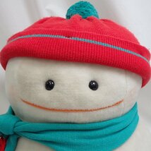 ◆当時物 シナダ 雪だるまちゃん 特大ぬいぐるみ 全高約60.5cm/人形/80年代/昭和レトロ&0000000776_画像2