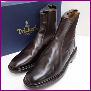 □Tricker's/トリッカーズ サイドゴアブーツ 9/27.5cm相当/CoffeeBurnished/ダークブラウン/Dainiteソール/M6551/外箱等付属&1933600086