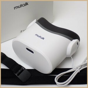 ★未使用 Shiftall/シフトール mutalk SVP-OD1W/防音Bluetoothマイク/8時間連続利用可/オーディオ機器/付属品多数&1002900011