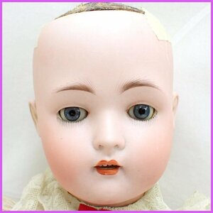 ★Hertel Schwab 136 ビスクドール 全長約49cm/女の子/ドイツ製/衣装付き/西洋人形/アンティーク&1380601581