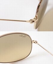 ★Ray-Ban/レイバン コックピット サングラス RB3362/ゴールド/ブラウン/フルリム/メタルフレーム/ケース・クロス付き&1929300023_画像5