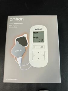 【美品】 オムロン 温熱低周波治療器 HV-F313 OMRON マッサージ 新品パッド付き