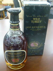 古酒 WILD TURKEY ワイルドターキー 1855 RESERVE BOURBON バーボン 55% 750ml 箱付き