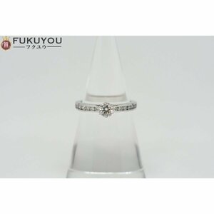 TIFFANY&Co./ティファニー Pt950 バンドリング ダイヤモンド 0.33ct/H/VS1/VERYGOOD プラチナ 9号 3.8g 指輪