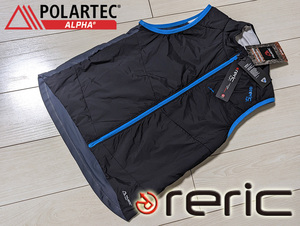 ◇新品 RERIC レリック PERTEX MICROLIGHT ポーラテックα インサレーションベスト メンズ L 定価18,700円 ブラック ランニング ジレ 中綿