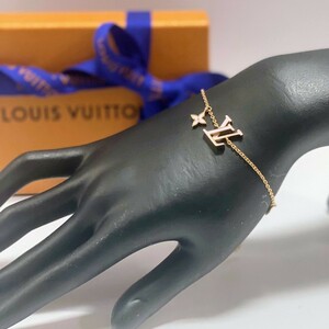 1021　LOUISVUITTON　ルイヴィトン　ブレスレット・LV アイコニック　M1008A　ゴールド　ピンク　bracelet