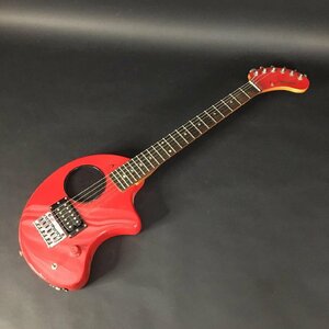 ER1017-1-4 フェルナンデス FERNANDES ZO-3 アンプ内蔵エレキギター RED 赤 ぞうさんギター ジャンク 動作未確認 全長85cm 120サイズ