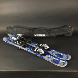 ER1031-21-3 SALOMON スキー板 ショート スキー サロモン S-board 609 ウィンター スポーツ ケース有 全長99cm 160サイズ