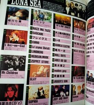 LUNA SEA・L'Arc～en～Ciel・GLAY・B'Z・Ｂ-PASS 1997年3月号 付録ポスター付き_画像5