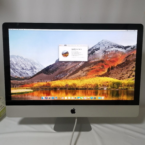 Apple iMac 27-inch Late 2009 MB952J/A MacOS High Sierra Intel Core2Duo メモリ4GB HDD1TB / 160