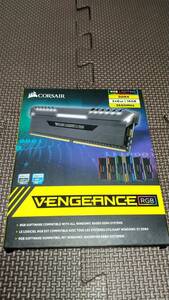 【再出品】【１円～】動作確認済み Corsair VENGENCE RGB 8GB x 2枚 3600MHz DDR4 メモリー 