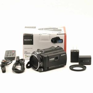 【新品級】SONY HDR-PJ800 ブラック #1384