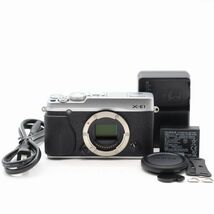 【新品級】FUJIFILM X-E1 ボディ シルバー #1428_画像1